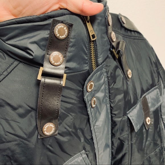 NEW G-Paul Jeans Men’s Black Coat Large - Picture 2 of 8